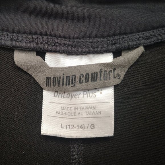 Moving Comfort DRI Layer Plus Ladies Size Large Black Straight Legs Yoga Pants - Picture 3 of 8